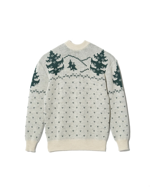 HOLIDAY KNIT CREW JACQUARD