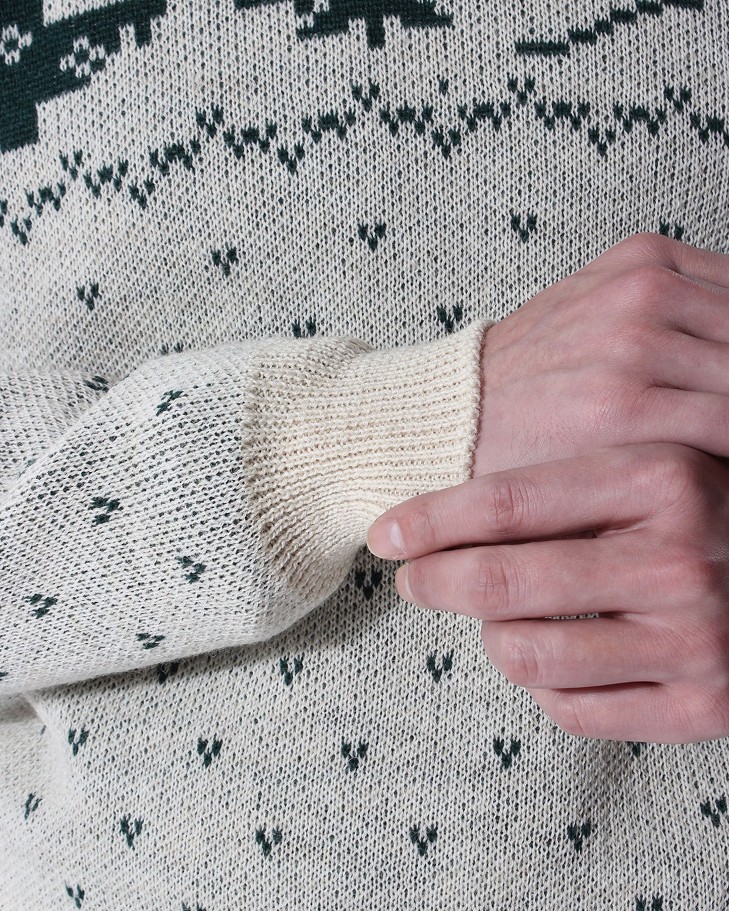 HOLIDAY KNIT CREW JACQUARD