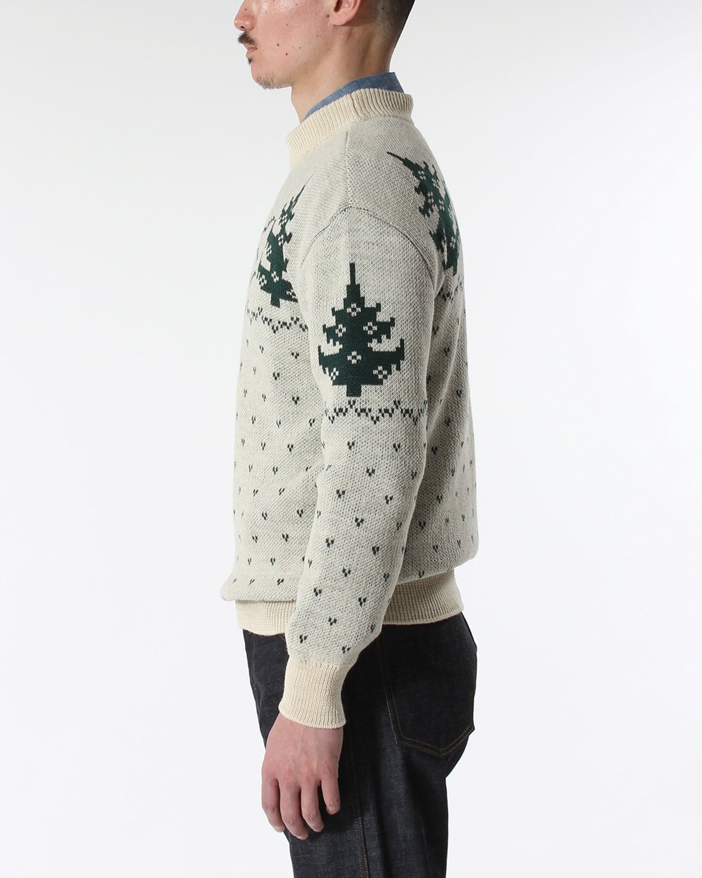 HOLIDAY KNIT CREW JACQUARD