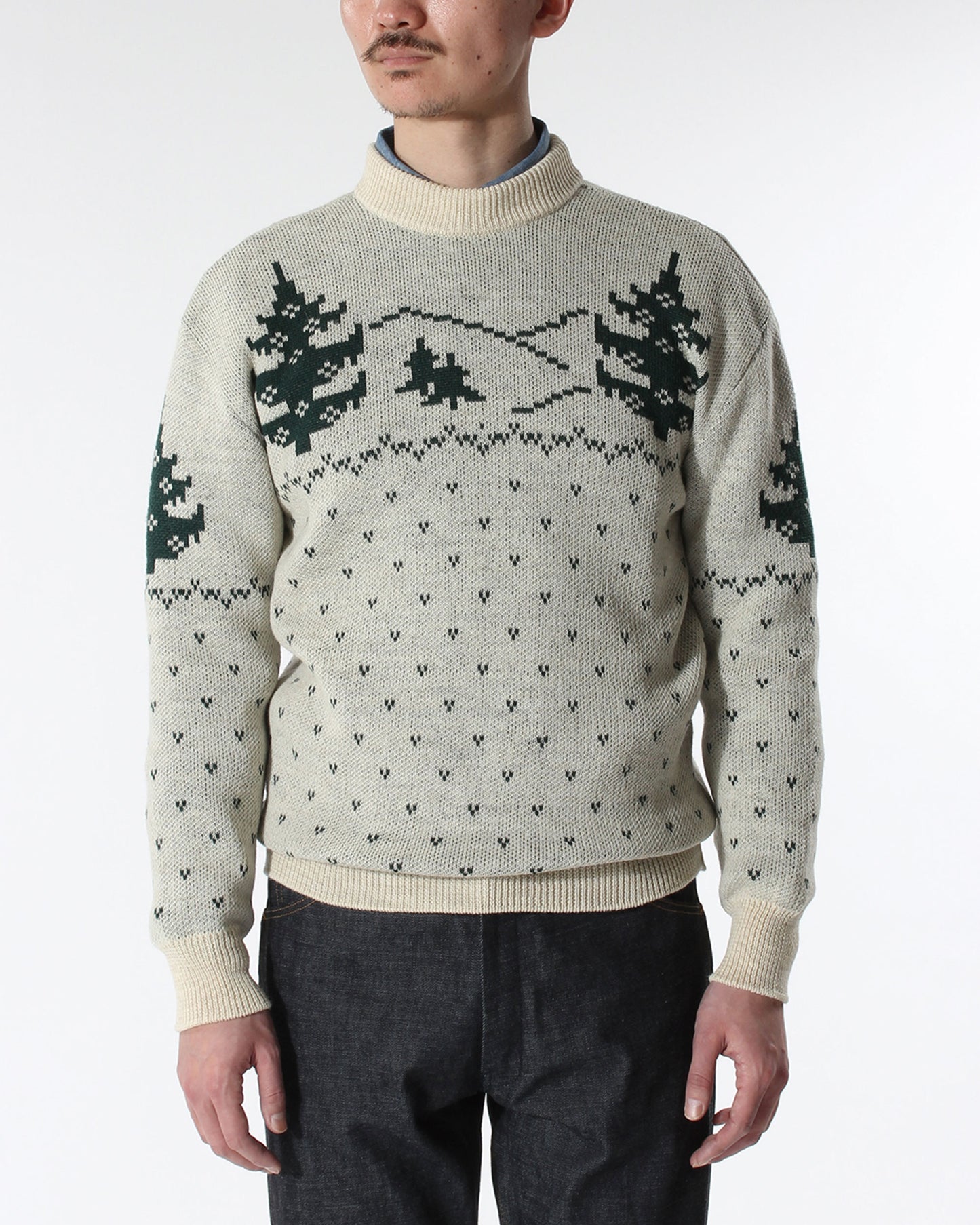 HOLIDAY KNIT CREW JACQUARD