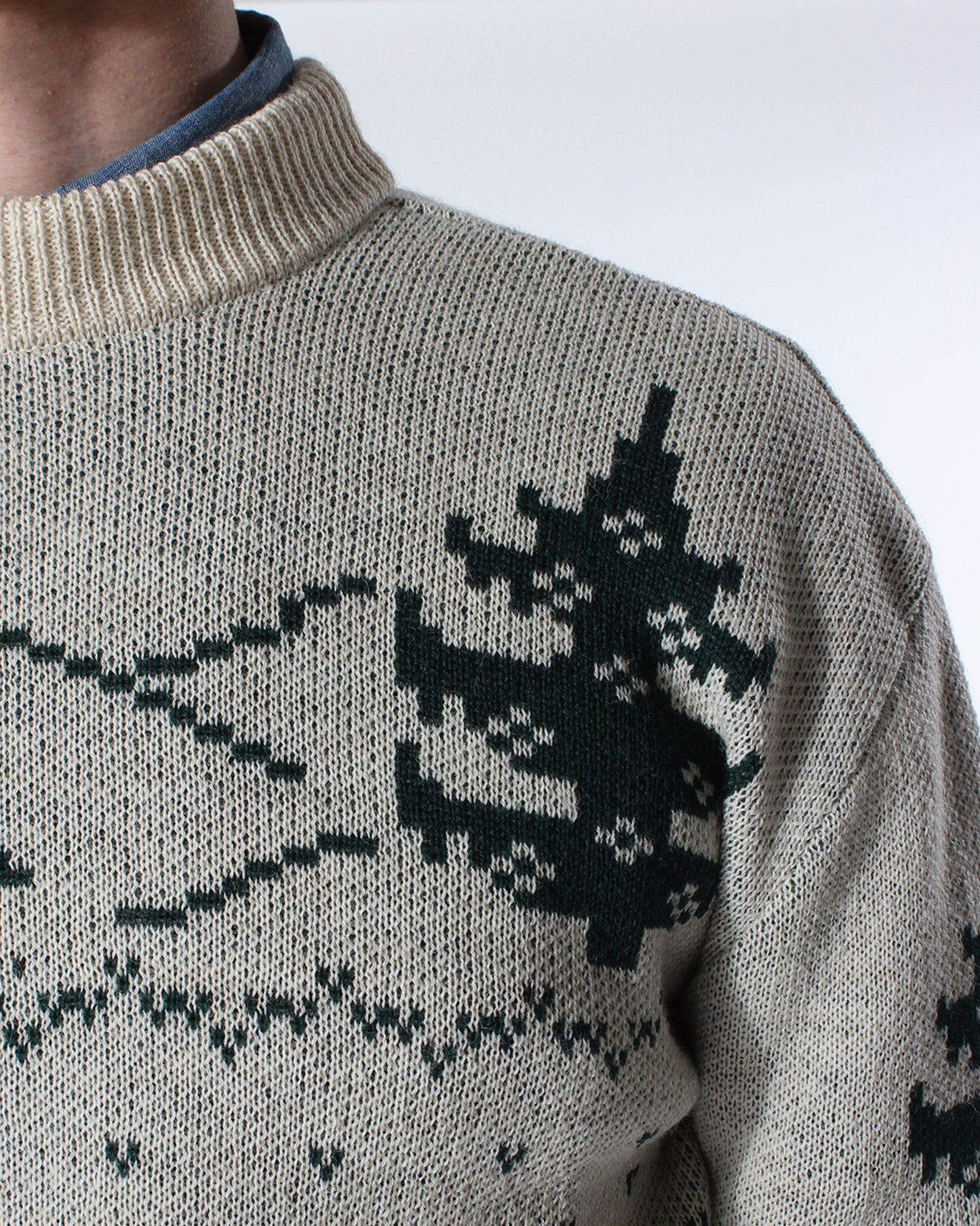 HOLIDAY KNIT CREW JACQUARD