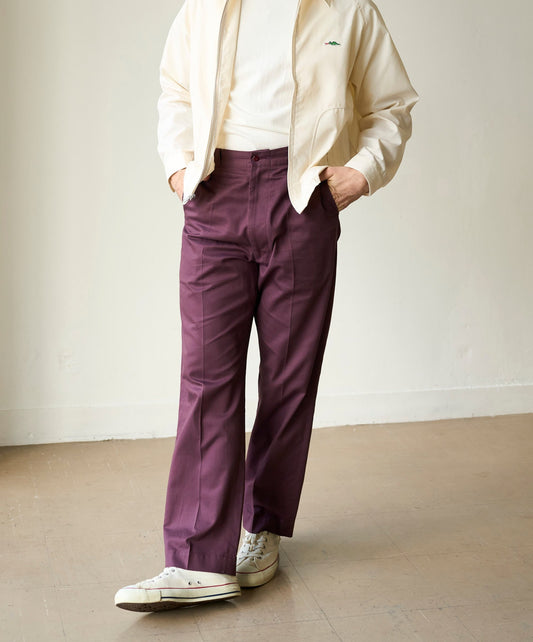 【YANKSHIRE】1963 TROUSERS COTTON TWILL / LILAC