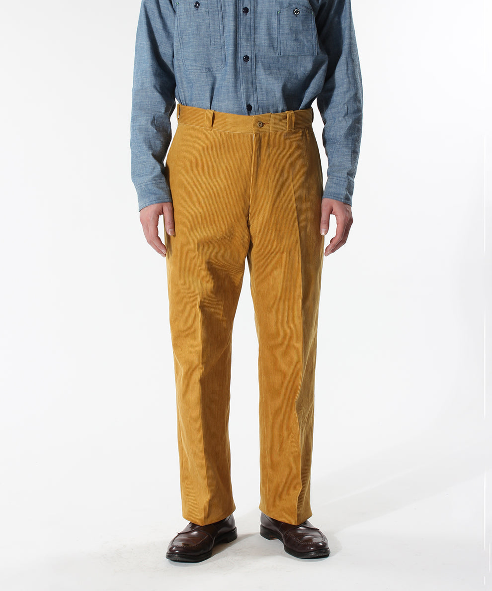 【YANKSHIRE】1963 TROUSERS GEEMAN CORDS  / MUSTARD