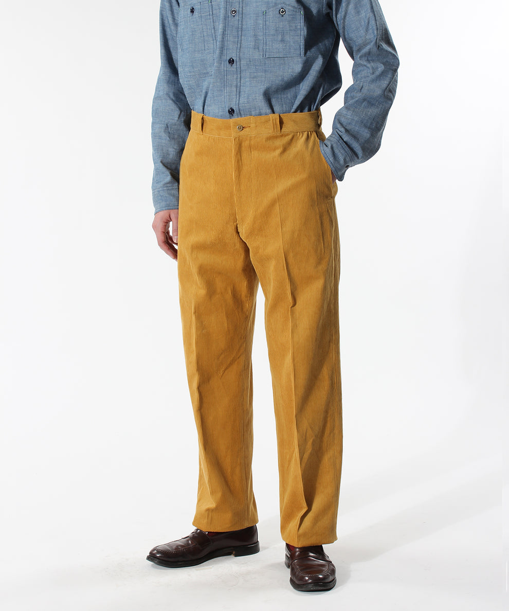 【YANKSHIRE】1963 TROUSERS GEEMAN CORDS  / MUSTARD