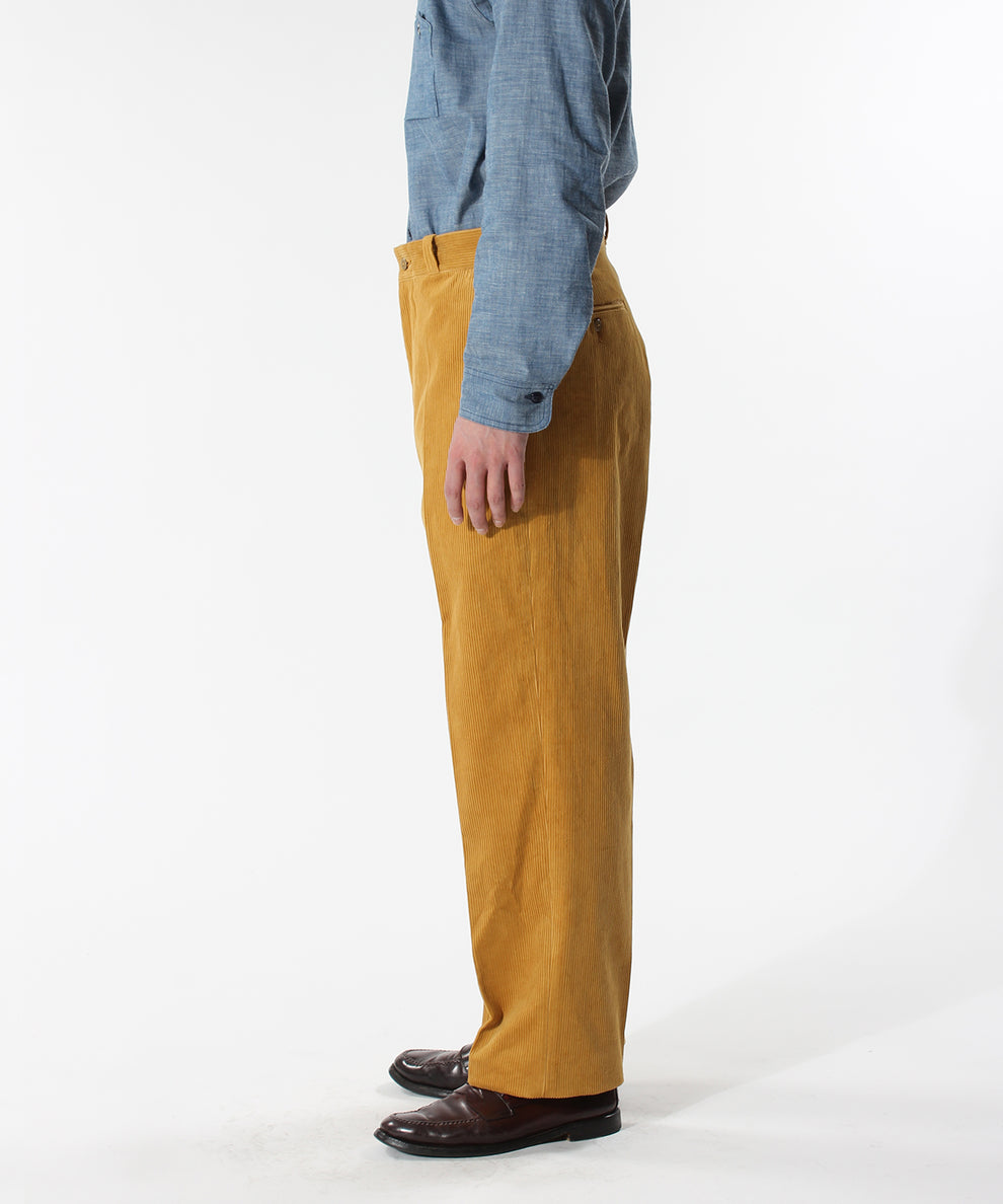 【YANKSHIRE】1963 TROUSERS GEEMAN CORDS  / MUSTARD