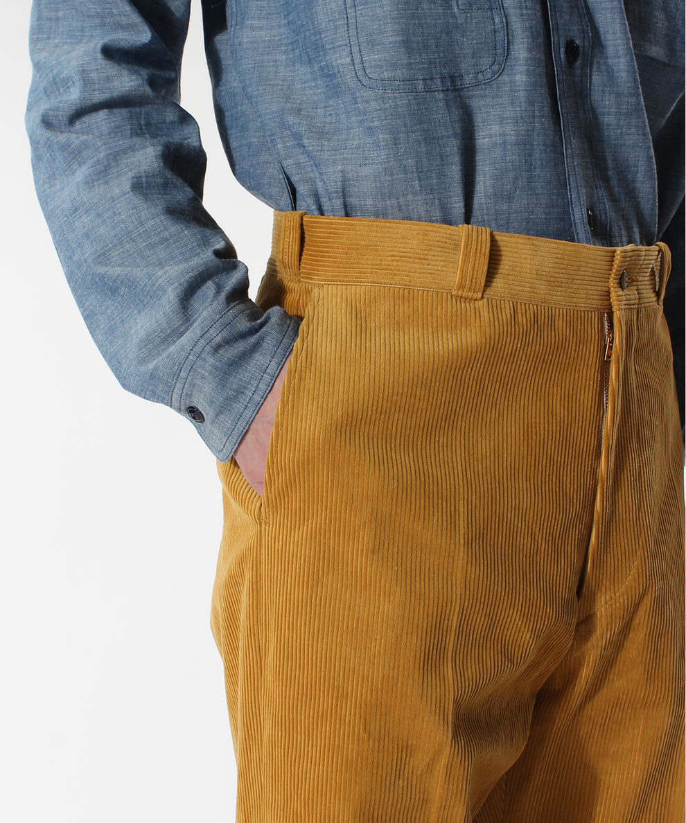 【YANKSHIRE】1963 TROUSERS GEEMAN CORDS  / MUSTARD