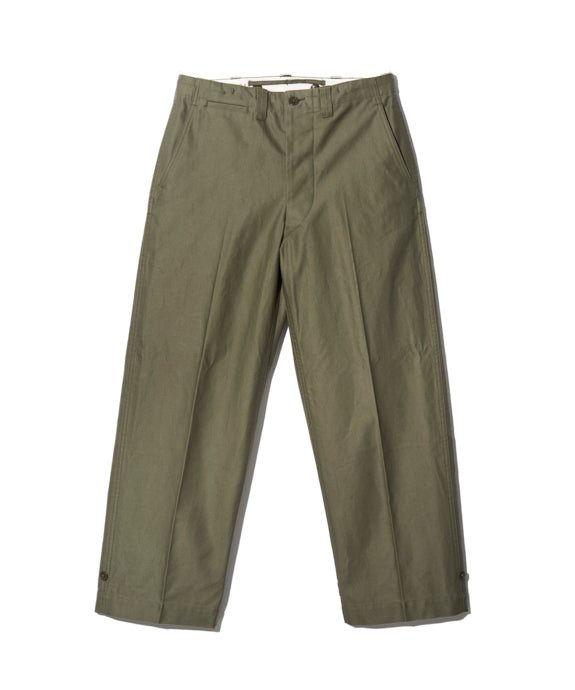 【YANKSHIRE 22FW】M1945 TROUSERS SATEEN / OLIVE