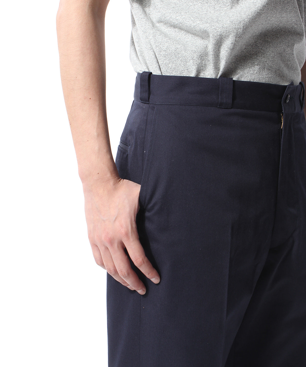 【YANKSHIRE】TROUSERS 1963 STAY PRESSED TWILL / NAVY