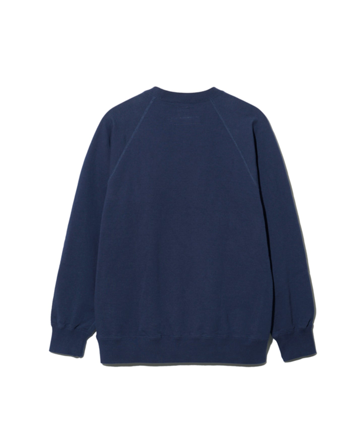 ANATOMICA SWEAT RAGLAN CREW NECK  /  NAVY