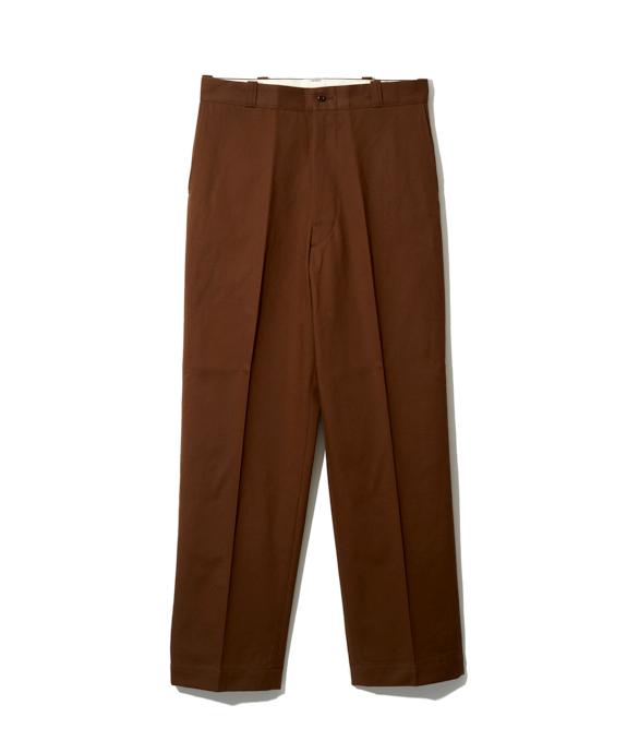 【YANKSHIRE】1963 TROUSERS COTTON TWILL / BROWN