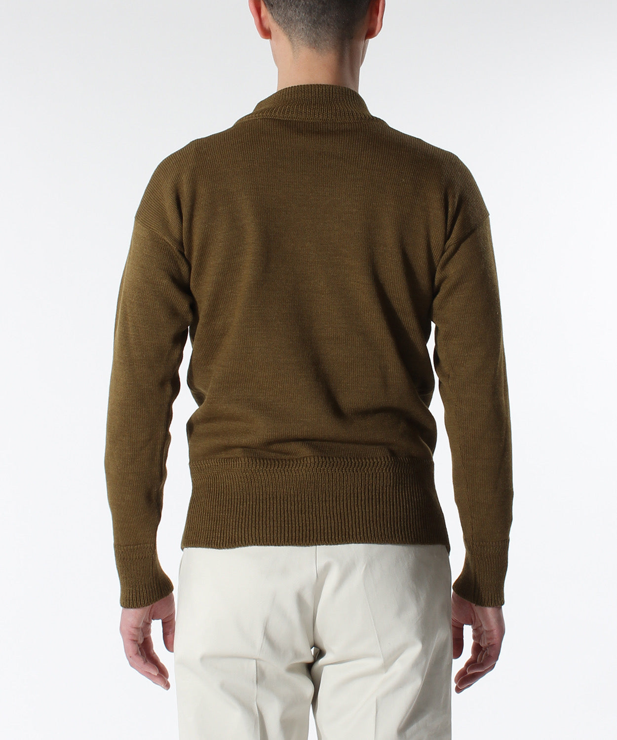 ANATOMICA GOB MOCK NECK / KHAKI