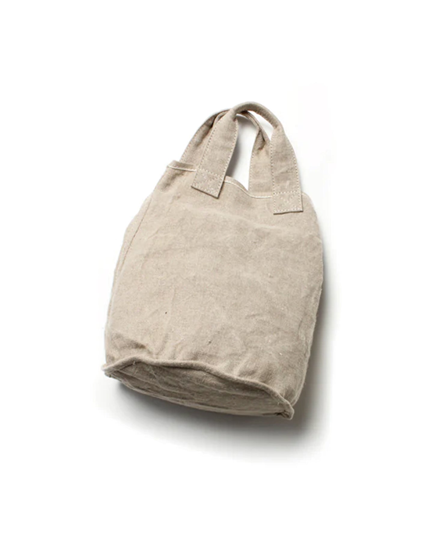 BUCKET BAG VTG LINEN