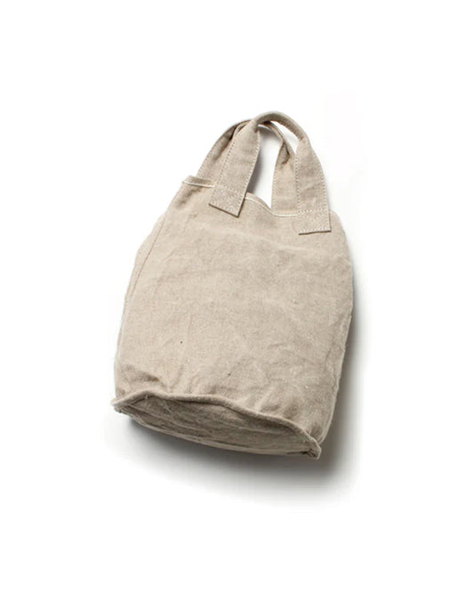 BUCKET BAG VTG LINEN