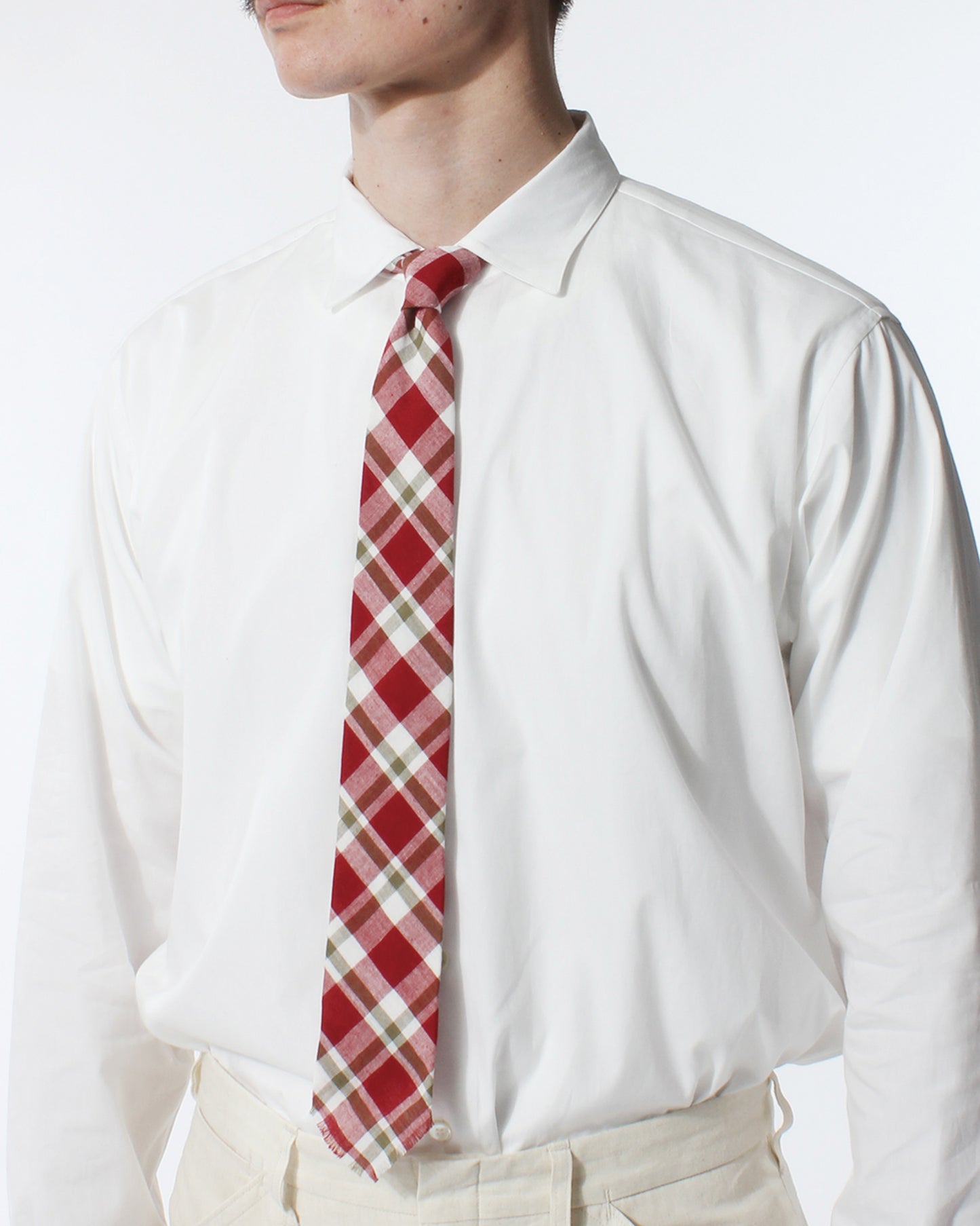 HAND FRINGE TIE HL MADRAS