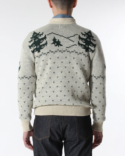 HOLIDAY KNIT CREW JACQUARD