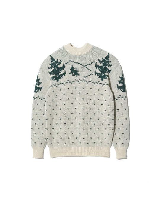 HOLIDAY KNIT CREW JACQUARD