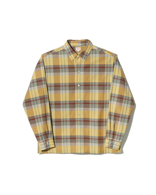 KAMP SHIRTS COTTON SILK CHECK L/S