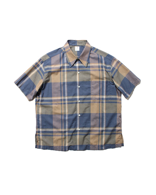 KAMP SHIRTS COTTON SILK CHECK S/S