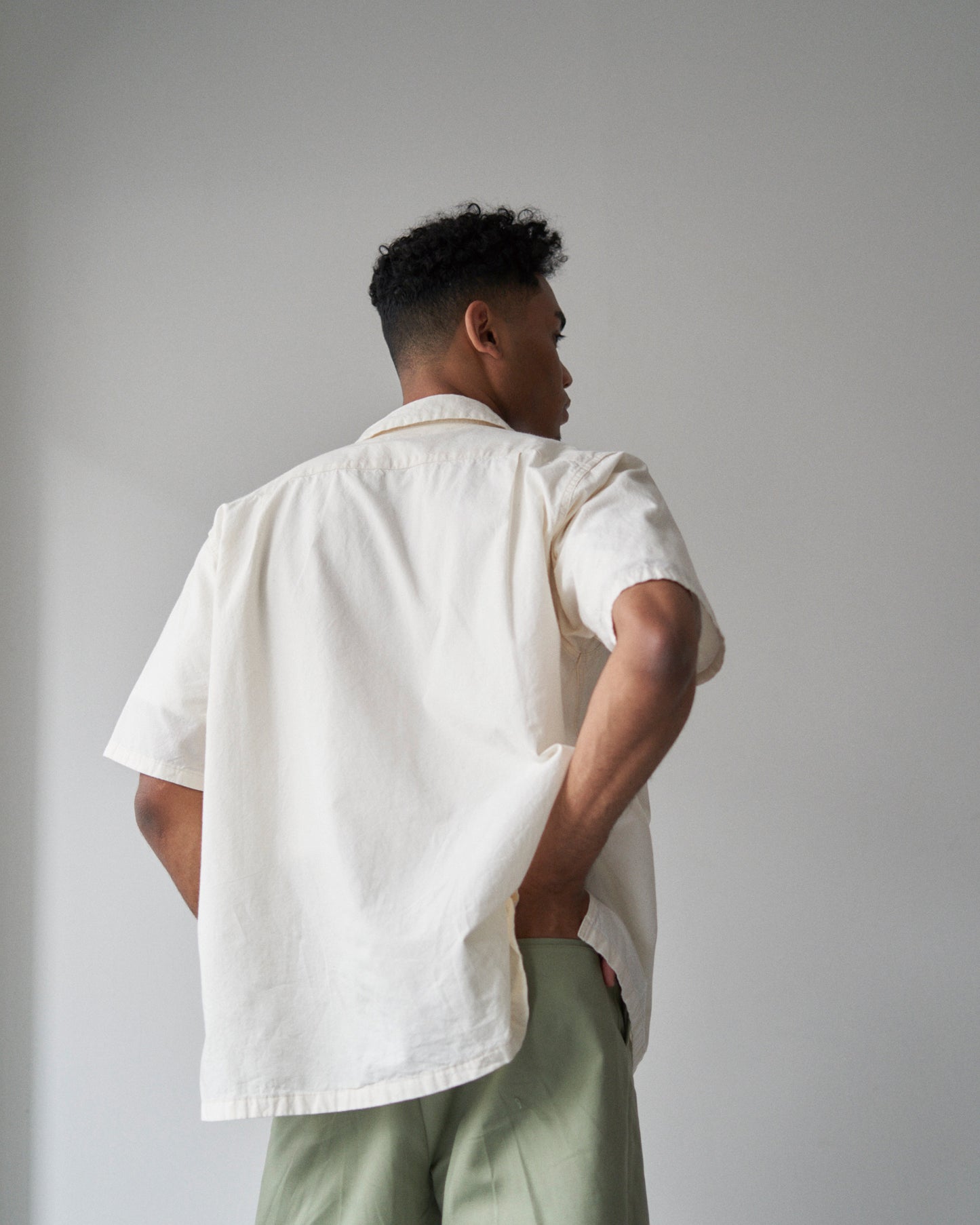 U54 QLS SHIRTS LT CHAMBRAY