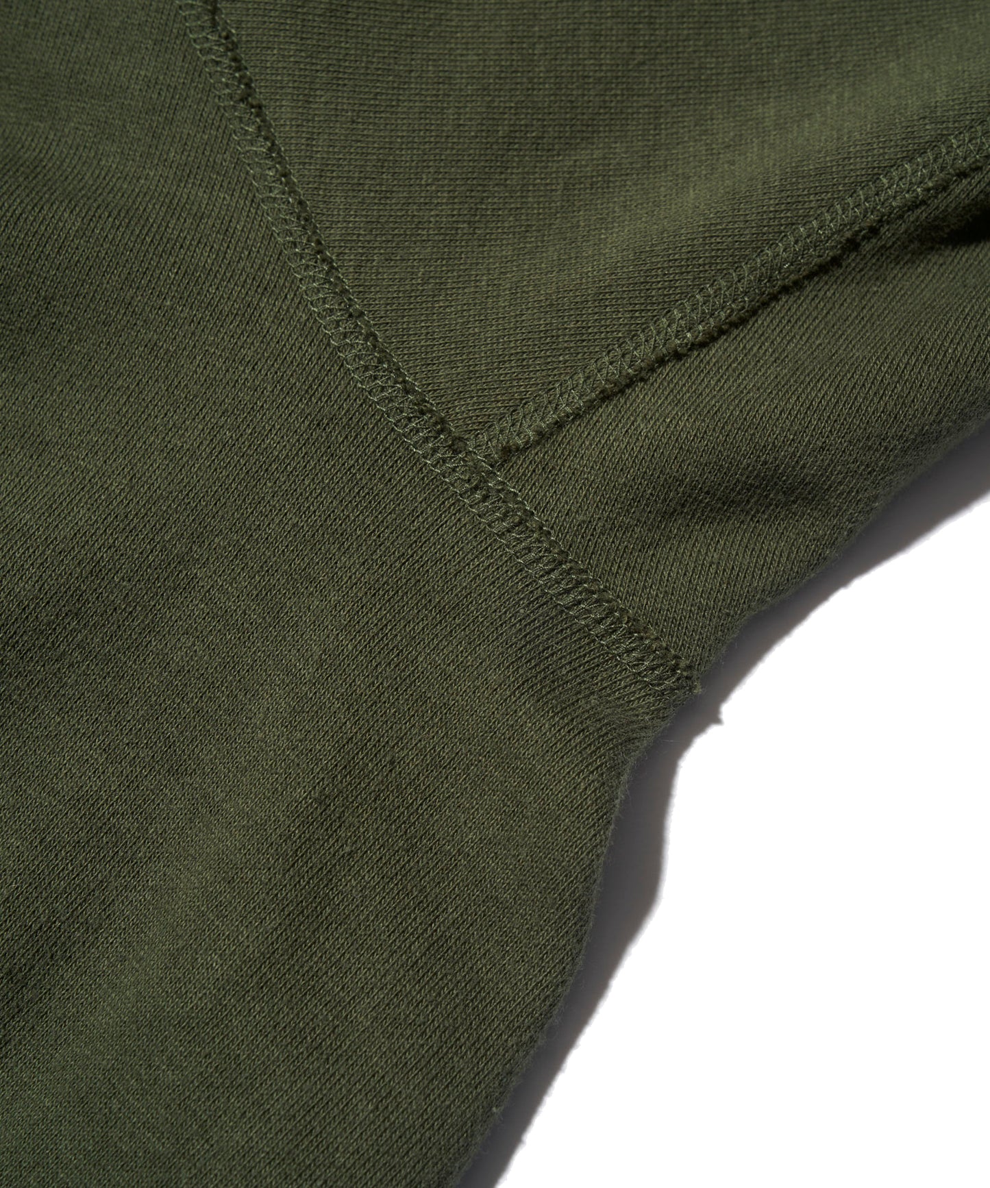 ANATOMICA SWEAT RAGLAN CREW NECK  / PINE GREEN