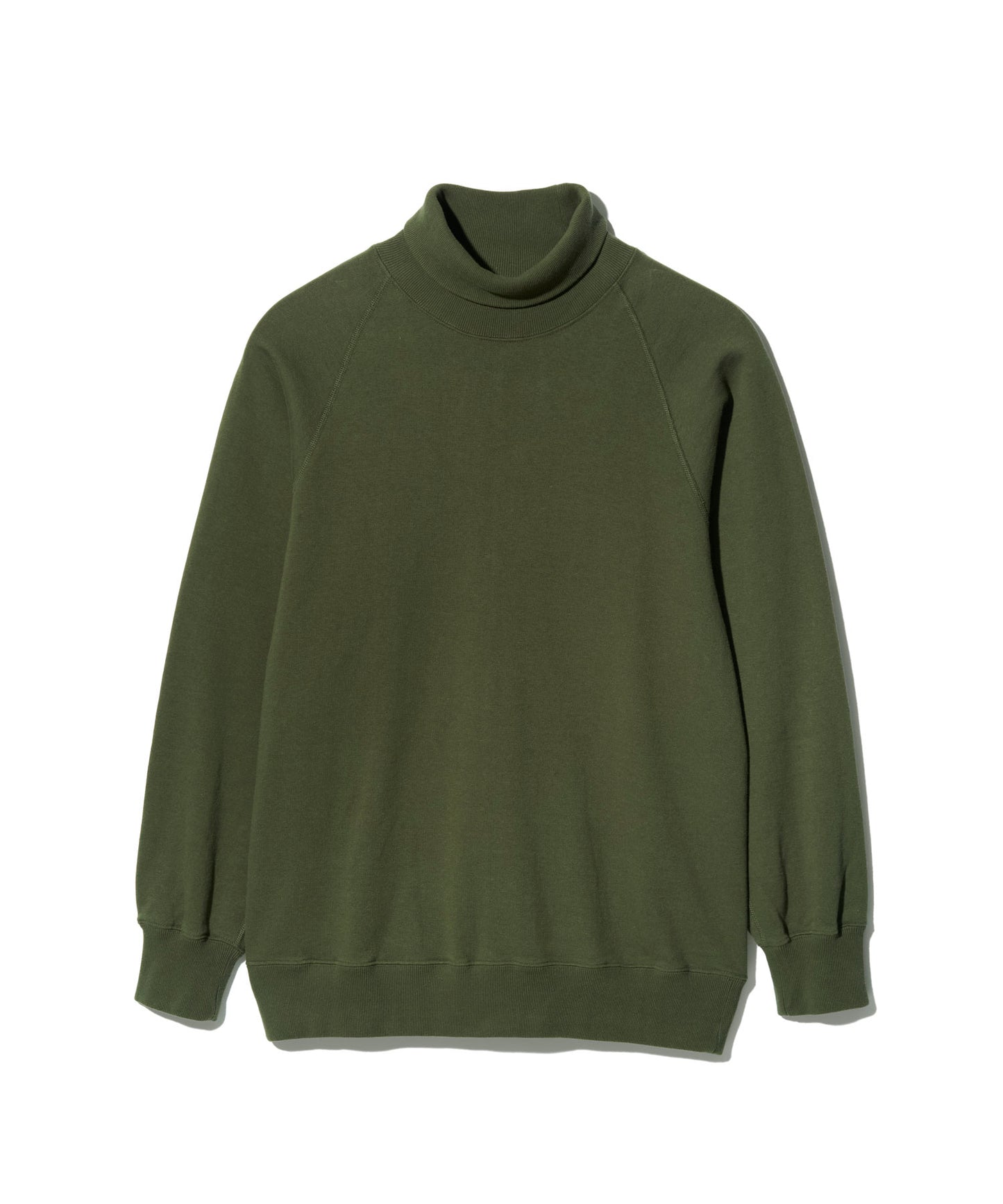 ANATOMICA SWEAT RAGLAN TURTLE / PINE GREEN