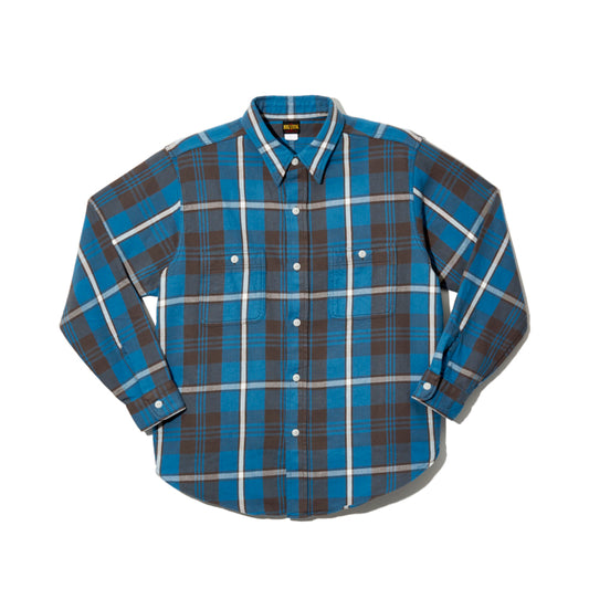 [Bigyank] 1964 Work Shirt Flannel / Blue Check