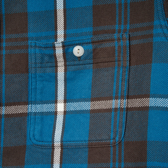 [Bigyank] 1964 Travail Shirt Flannel / Blue Check