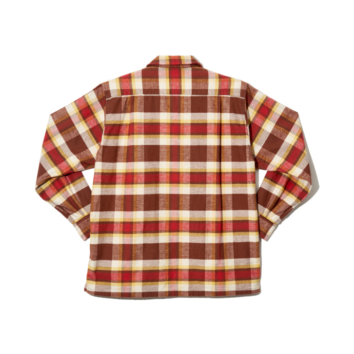 [Bigyank] Chemises U54 Flanelle en coton / chèque rouge