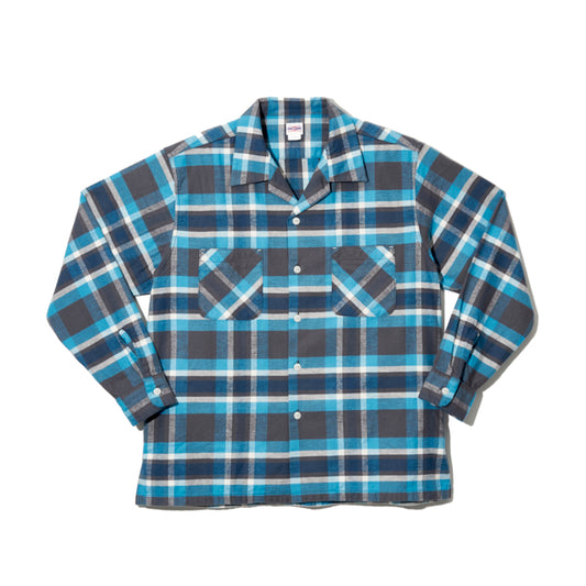 [Bigyank] U54 Shirts Cotton Flannel / Blue Check