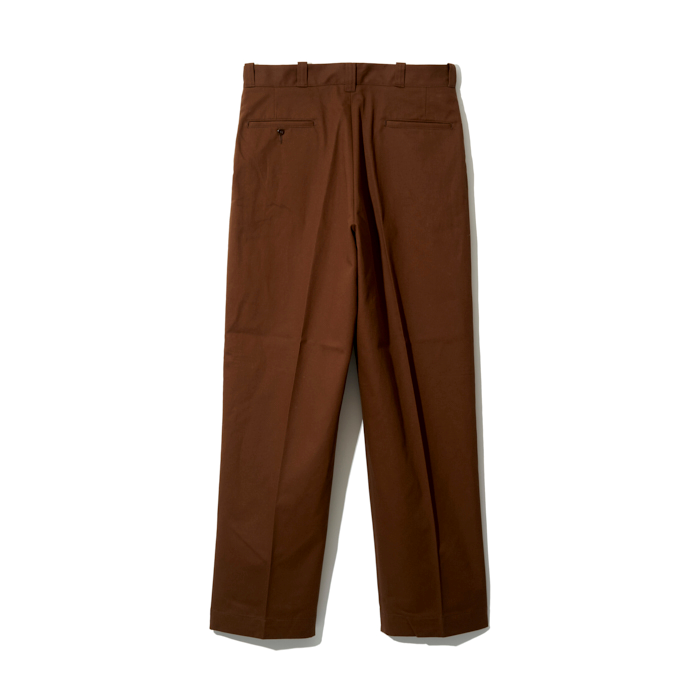 【Yankshire】 1963 Pantalons en coton en coton / brun