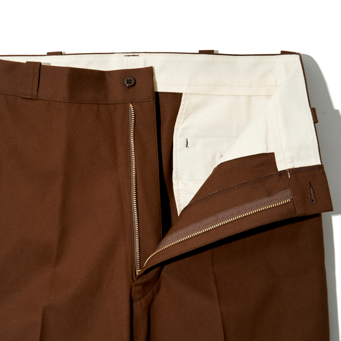 【Янкшир】 1963 брюки из брюк из хлопка Twill / Brown