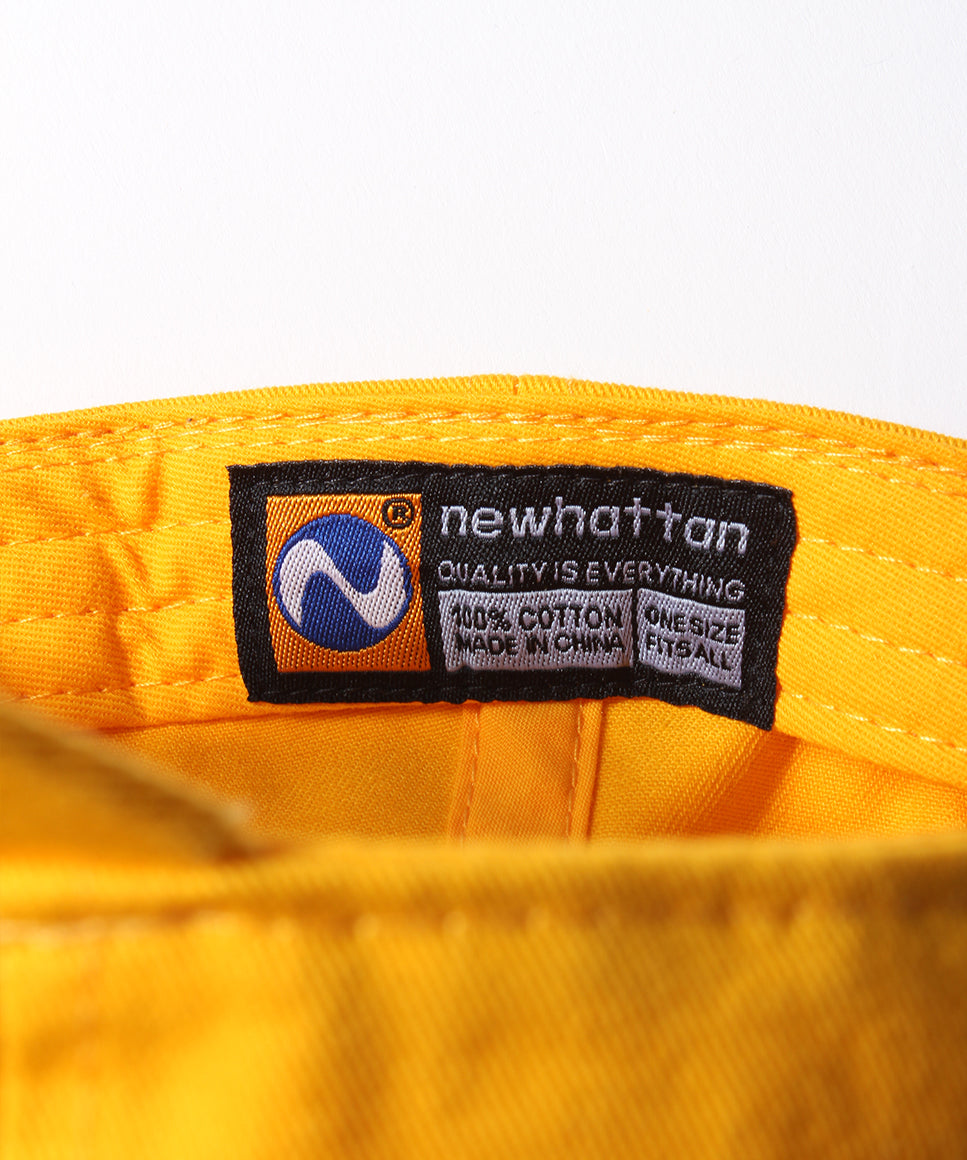 【RMFC】EMBROIDERED BOOTS CAP / YELLOW